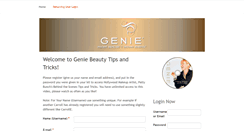 Desktop Screenshot of genietipsandtricks.com